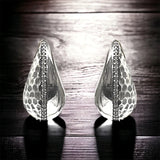 Tat2 Vintage Silver Gia Teardrop Earrings - Big Bag NY