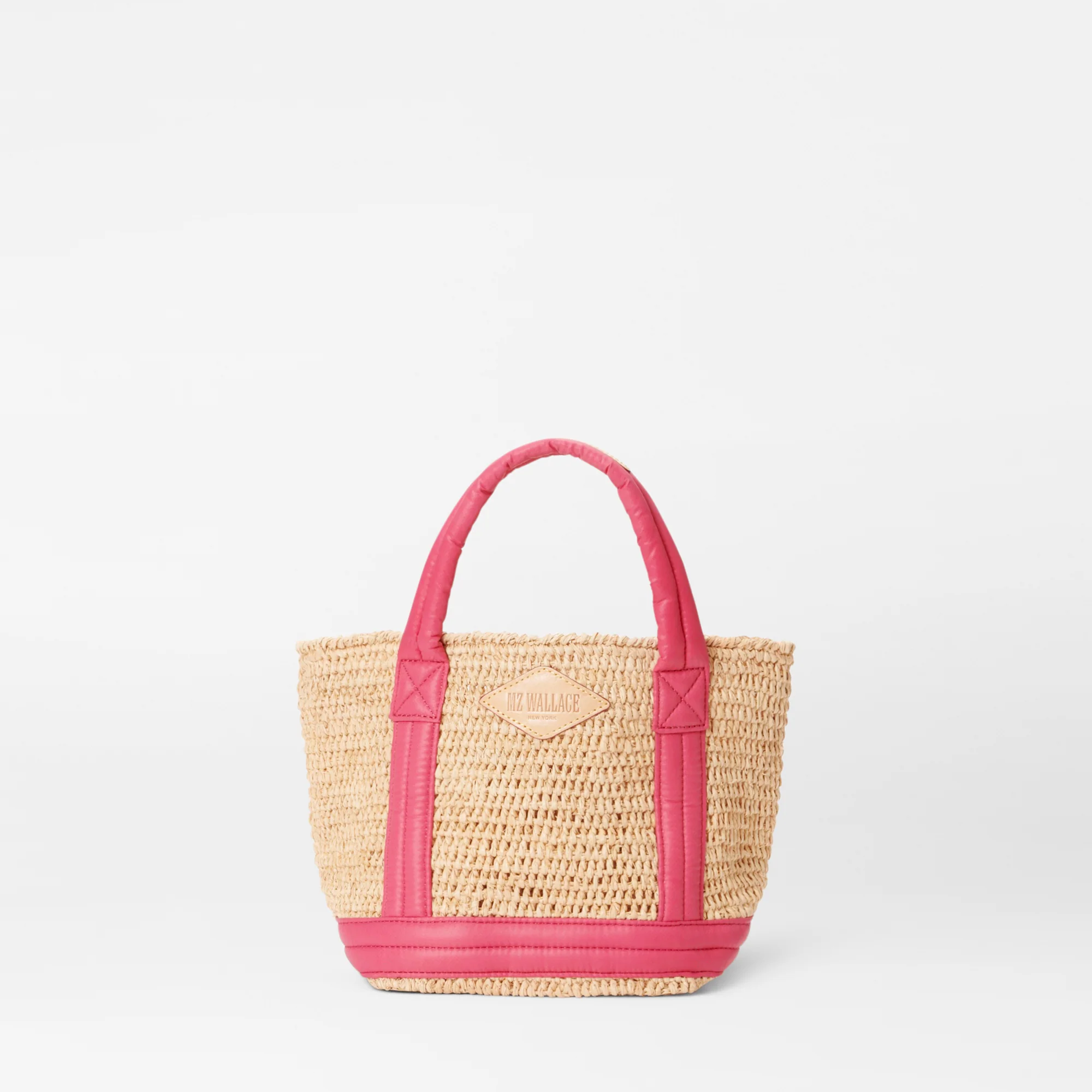 MZ Wallace Mini Raffia Tote Raffia Zinnia - Big Bag NY