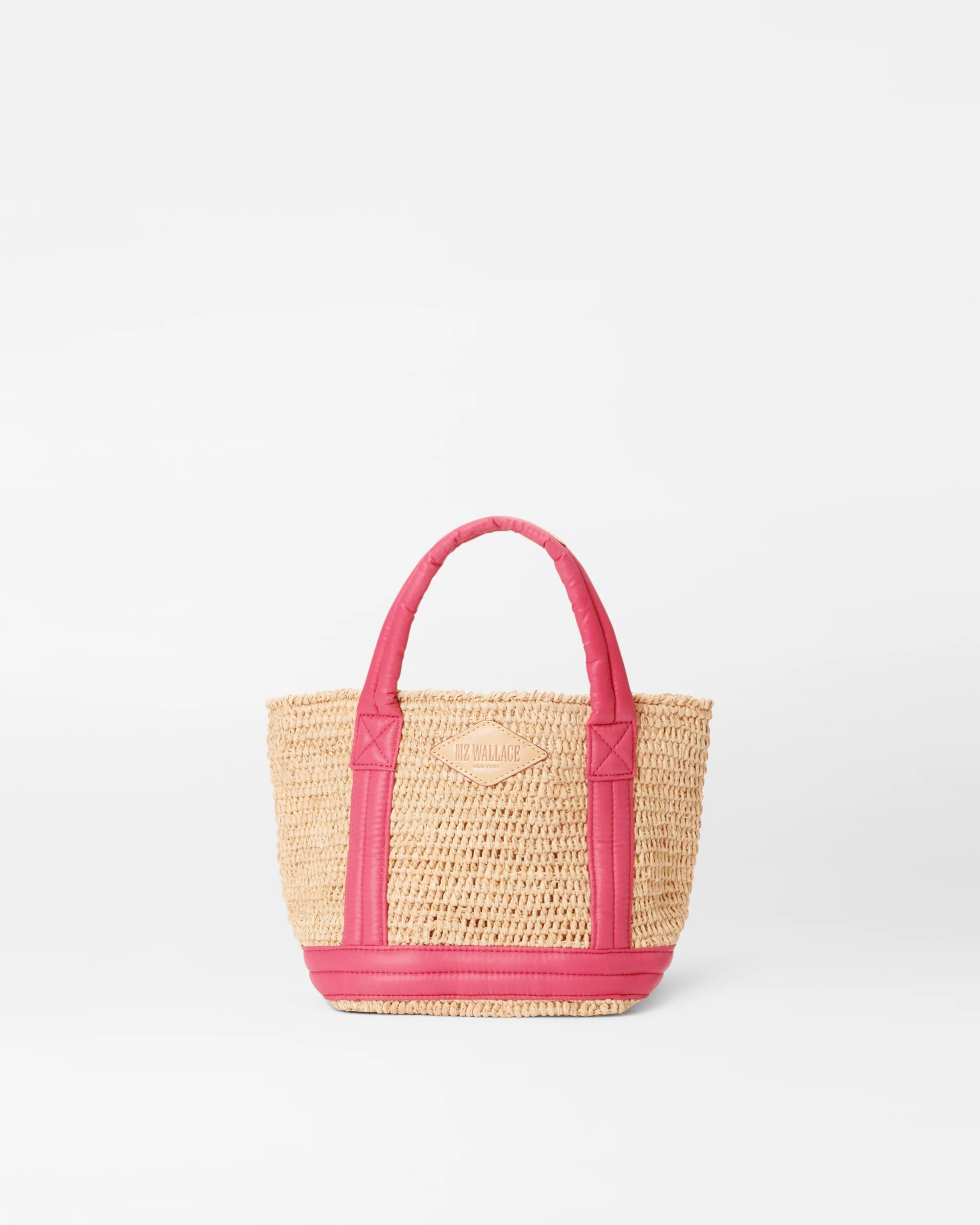 MZ Wallace Mini Raffia Tote Raffia Zinnia - Big Bag NY