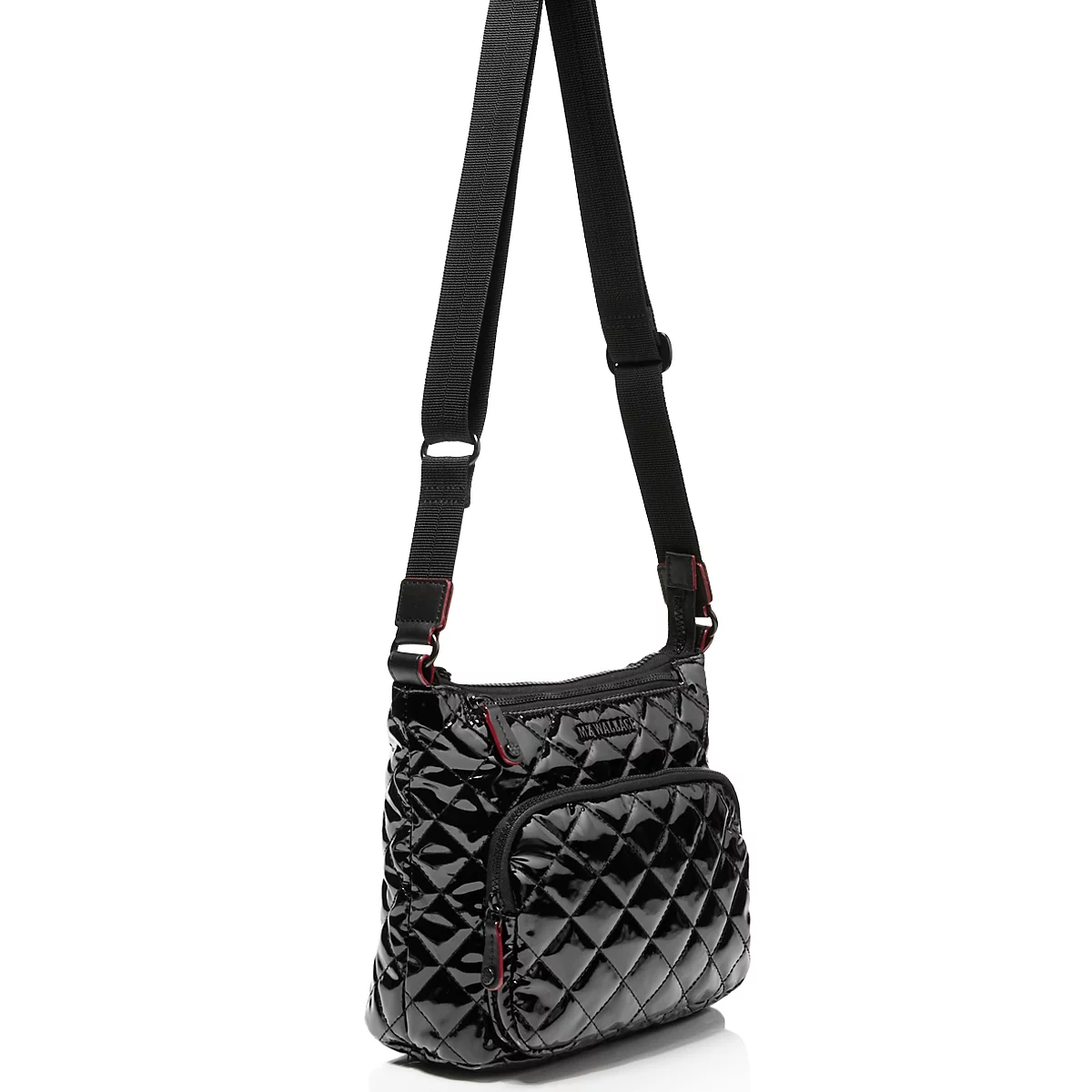 Metro Scout Deluxe Crossbody in Black Lacquer - Big Bag NY