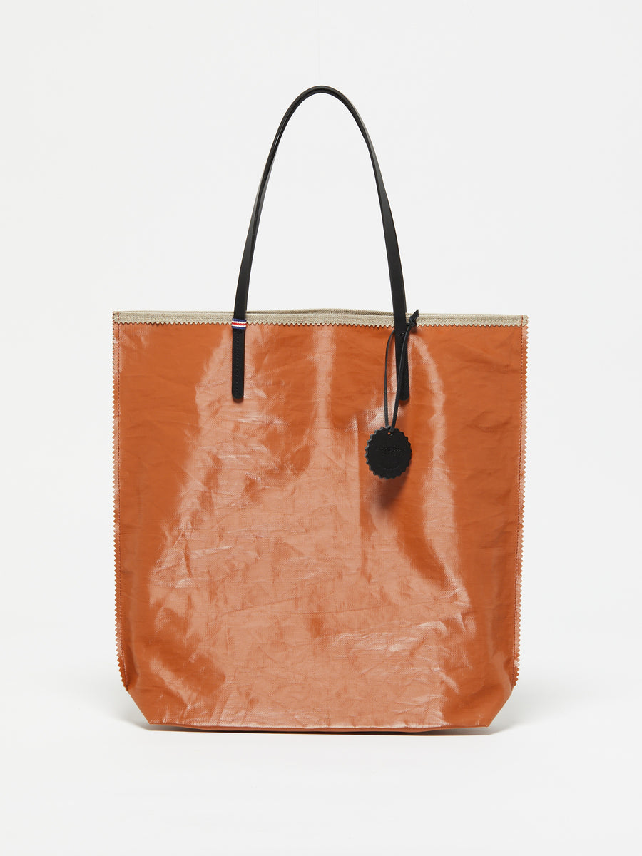 Jack Gomme Atelier Lin Linen Amie Tote in Pecan - Big Bag NY