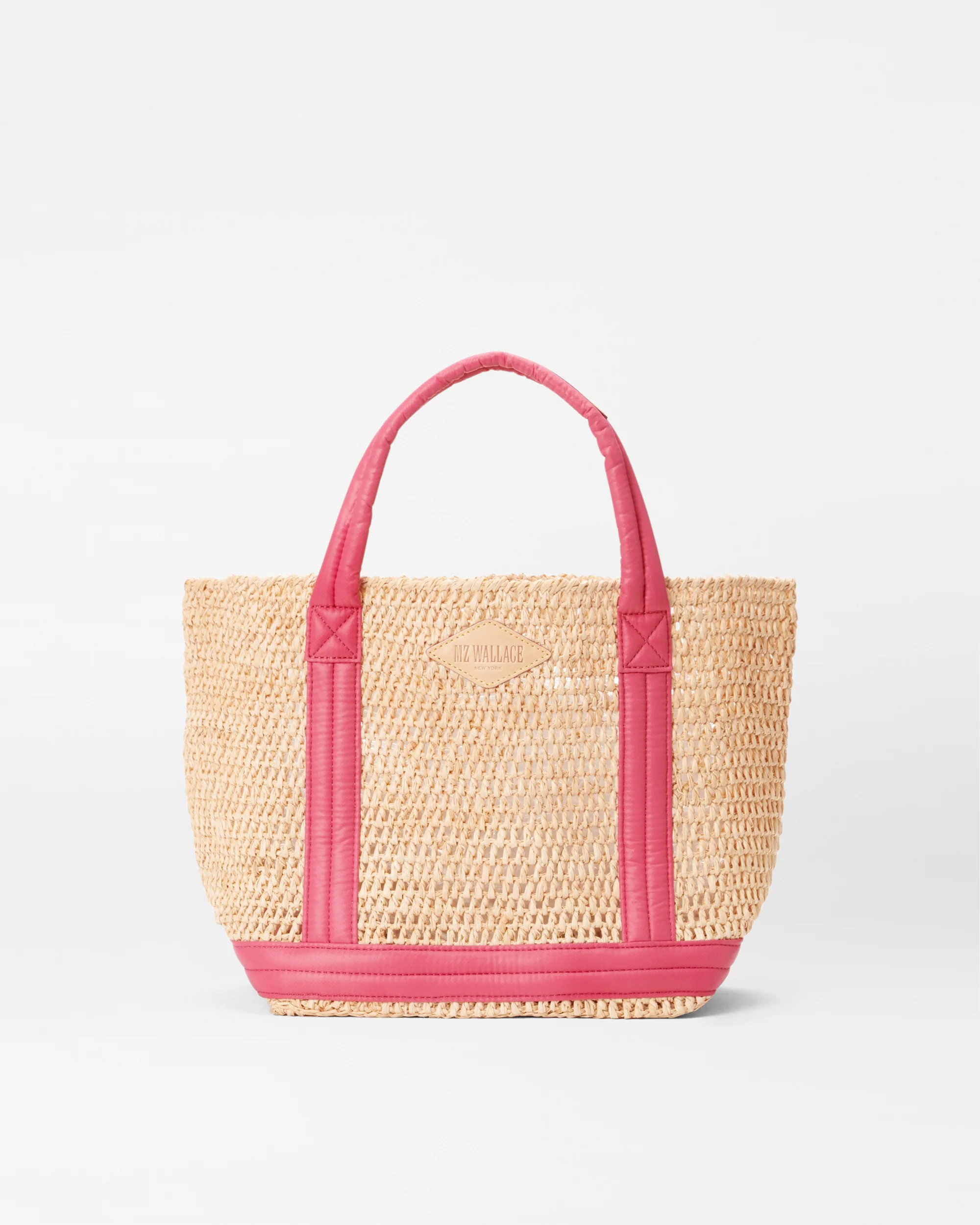 MZ Wallace Small Raffia Tote Raffia Zinnia - Big Bag NY