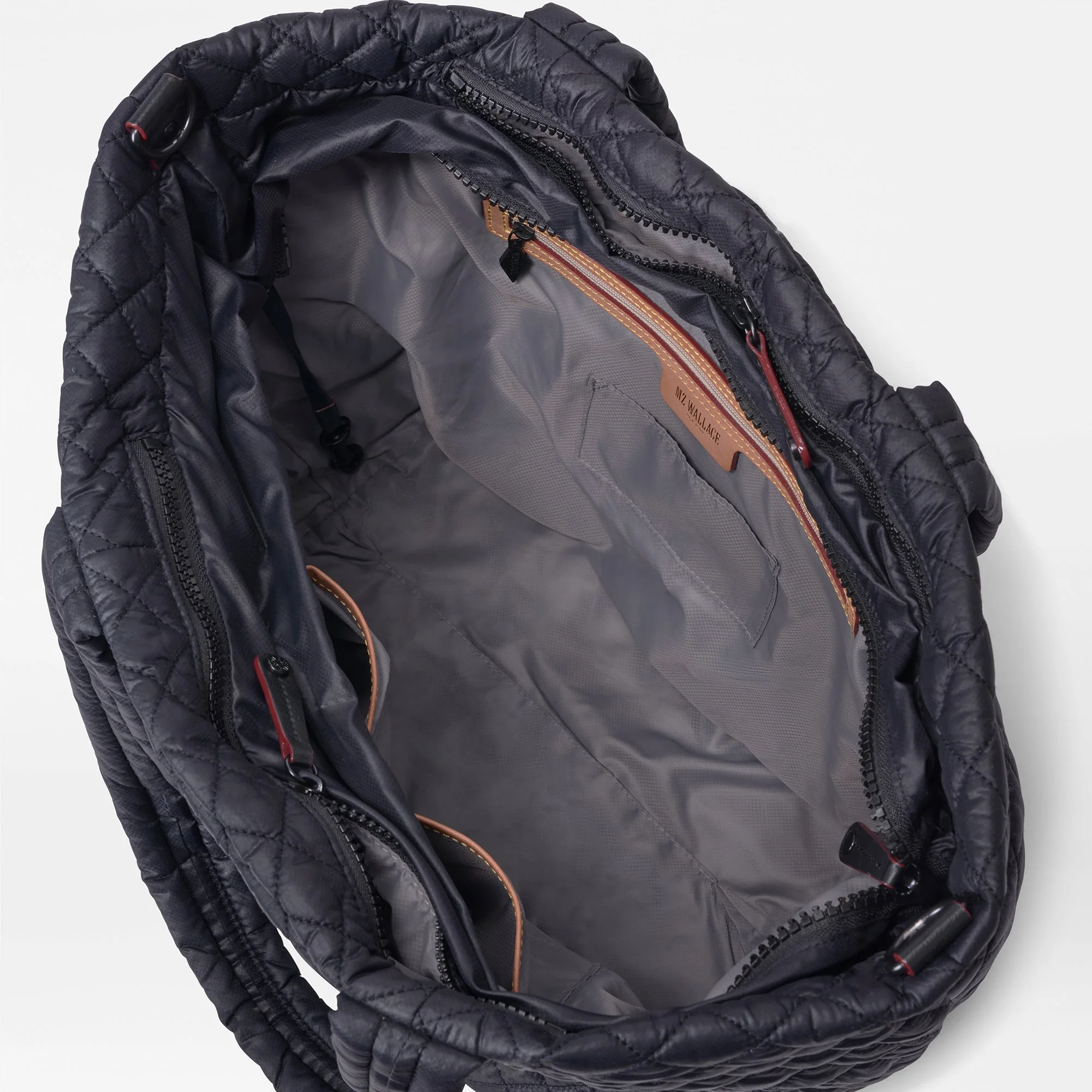 MZ Wallace Medium Metro Tote Deluxe Black - Big Bag NY