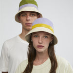 Jack Gomme BOB Bucket Rain Hat Green Lavender Crema - Big Bag NY