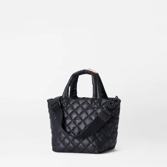 MZ Wallace Micro Metro Tote Deluxe Black - Big Bag NY