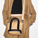 MZ Wallace Mini Empire Tote in Camel and Black - Big Bag NY