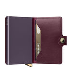 SECRID Premium Miniwallet Dusk Bordeaux - Big Bag NY