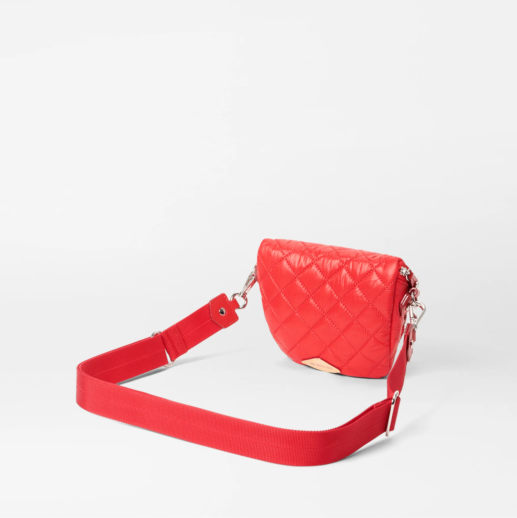 MZ Wallace Micro Crosby Crossbody Sling Bright Cherry - Big Bag NY