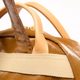 Jack Gomme LAMI Linen Backpack in Havana - Big Bag NY