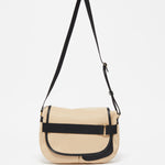 Jack Gomme GABY messenger crossbody bag in Avoine Oatmeal Beige - Big Bag NY