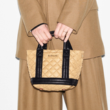 MZ Wallace Mini Empire Tote in Camel and Black - Big Bag NY