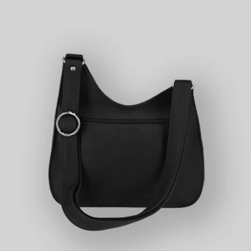 Les Ateliers Foures Artemis Asymmetric Crossbody Bag Noir - Big Bag NY