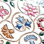 Kobana Tiny Flowers Gamasatsu Square Billfold with Clasp - Big Bag NY