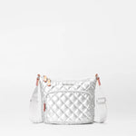 Metro Scout Deluxe Crossbody in Matte Silver - Big Bag NY
