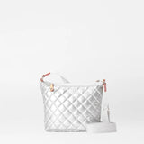 Metro Scout Deluxe Crossbody in Matte Silver - Big Bag NY