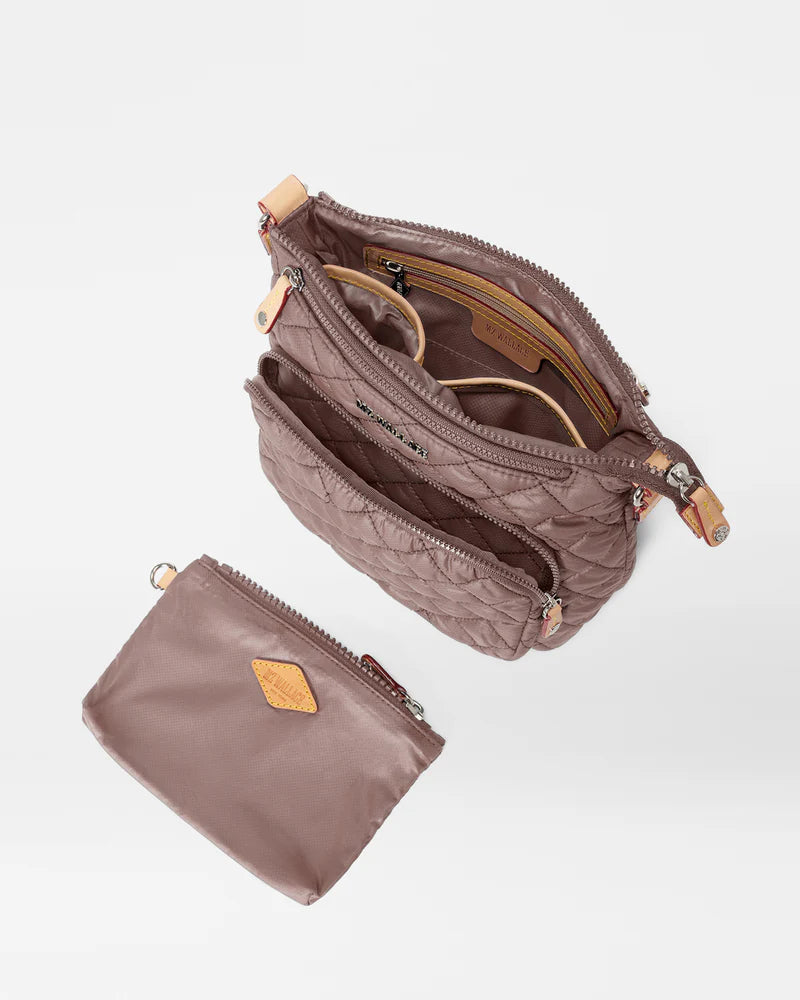 Metro Scout Deluxe Crossbody in Mauve - Big Bag NY