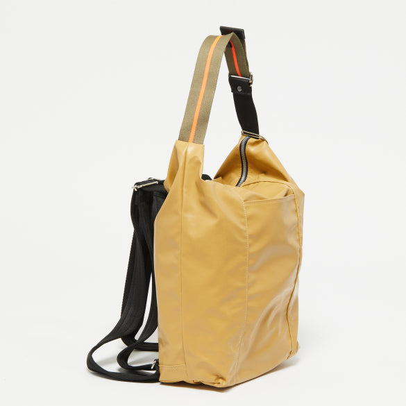 Jack Gomme LILLE Escape Light Backpack Kraft Yellow Beige- Big Bag NY