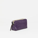 Jack Gomme BLUSH Linen Cosmetic Pouch Purple - Big Bag NY
