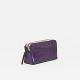 Jack Gomme BLUSH Linen Cosmetic Pouch Purple - Big Bag NY