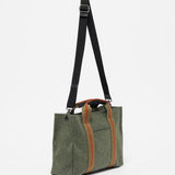 Jack Gomme Leon Wool Shopping Bag in Khaki - Big Bag NY