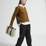 Jack Gomme Leon Wool Shopping Bag in Sable - Big Bag NY