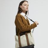 Jack Gomme Leon Wool Shopping Bag in Sable - Big Bag NY