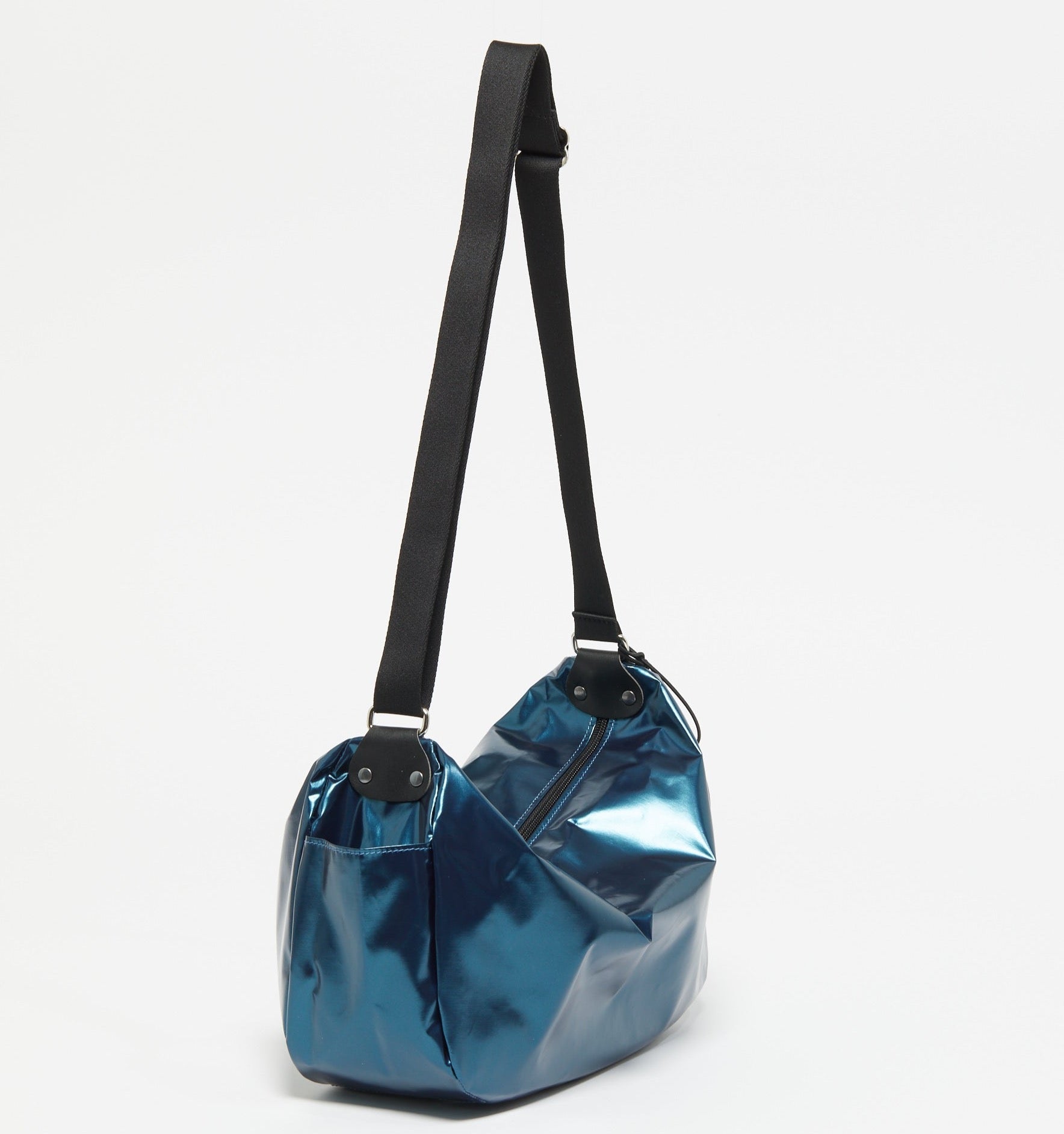 Jack Gomme Original Light Liris Crossbody Hobo Celeste - Big Bag NY