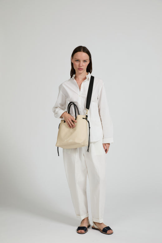 Crema Jack Gomme EMY Linen Tote Bag - Big Bag NY