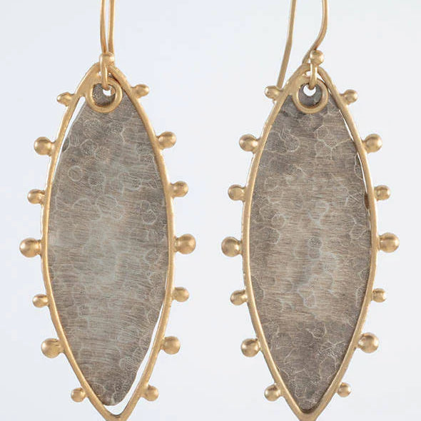 Austin Titus Spur Marquise Earrings - Big Bag NY