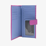 Tusk Joy Long Slim Clutch Wallet in Magenta -Big Bag NY