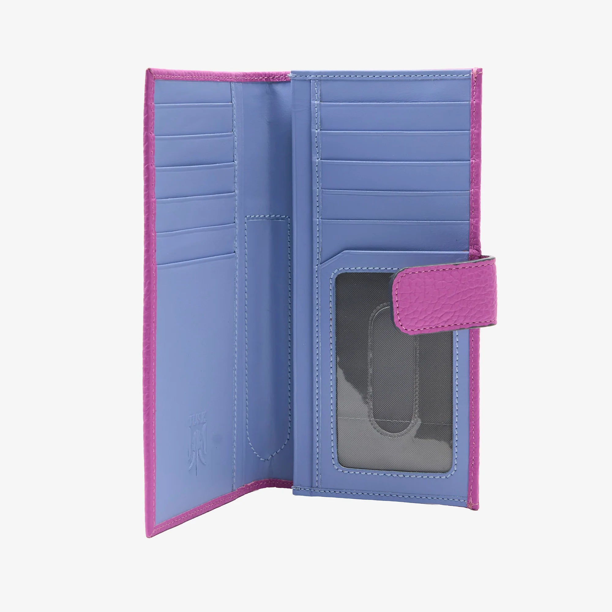 Tusk Joy Long Slim Clutch Wallet in Magenta -Big Bag NY