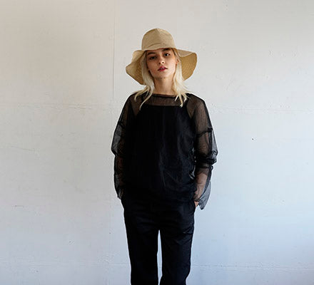 PCNQ RUY Waxed Cotton Floppy Hat - Big Bag NY