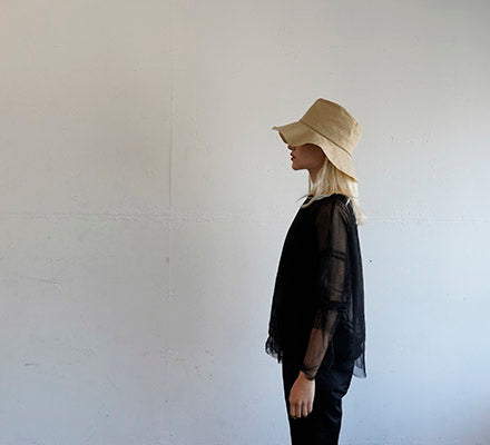 PCNQ RUY Waxed Cotton Floppy Hat - Big Bag NY