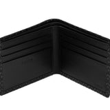 Men's Folded Wallet Diamond Frame Black x Black - Big Bag 