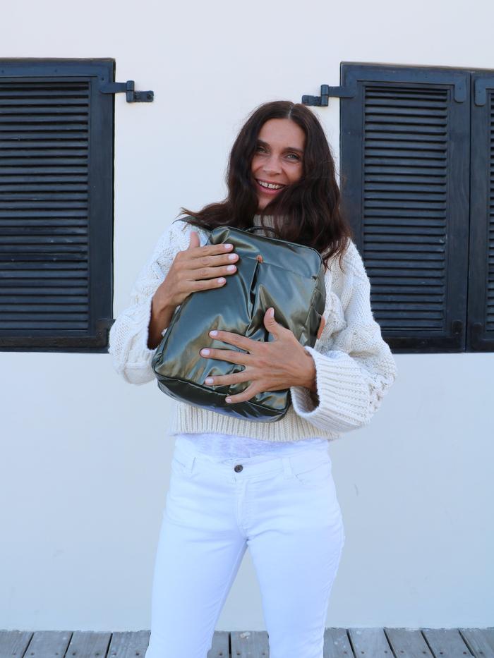 Brontibay Flashback Glam Backpack Big Bag NY