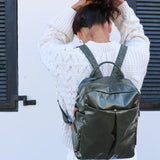 Brontibay Flashback Glam Backpack Kaki Olive - Big Bag NY