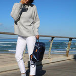Brontibay Flashback Glam Backpack Sapphire Blue - Big Bag NY