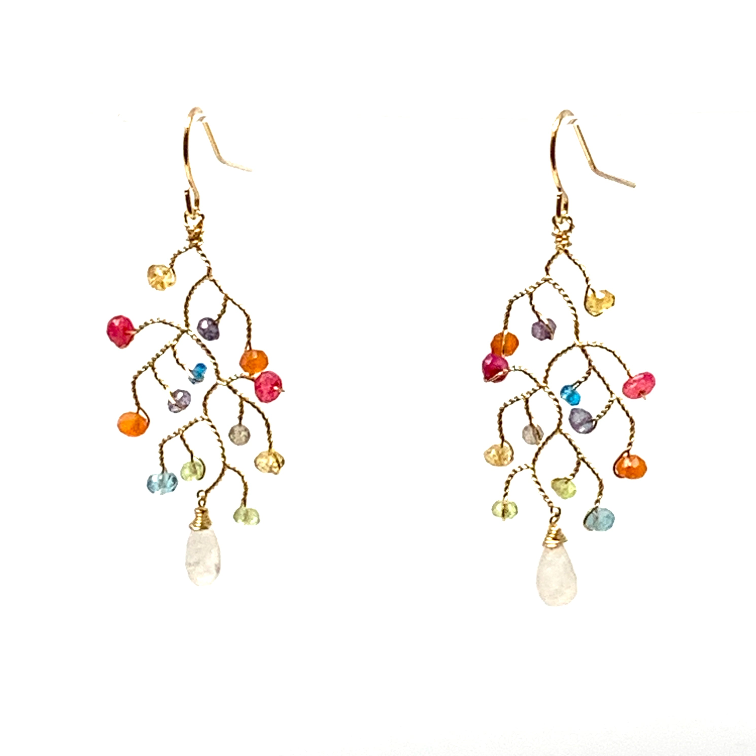 Branch Earrings Medium Rainbow - Big Bag 