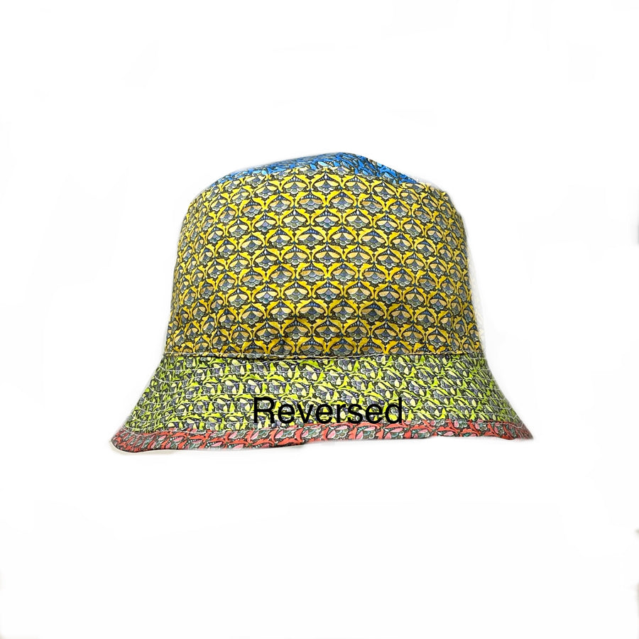 Patchwork Bucket Hat - Multi-color