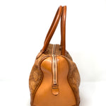 VLD Satchel Leather Punctured Lace in  Blush Honey  Ombre - Big Bag 