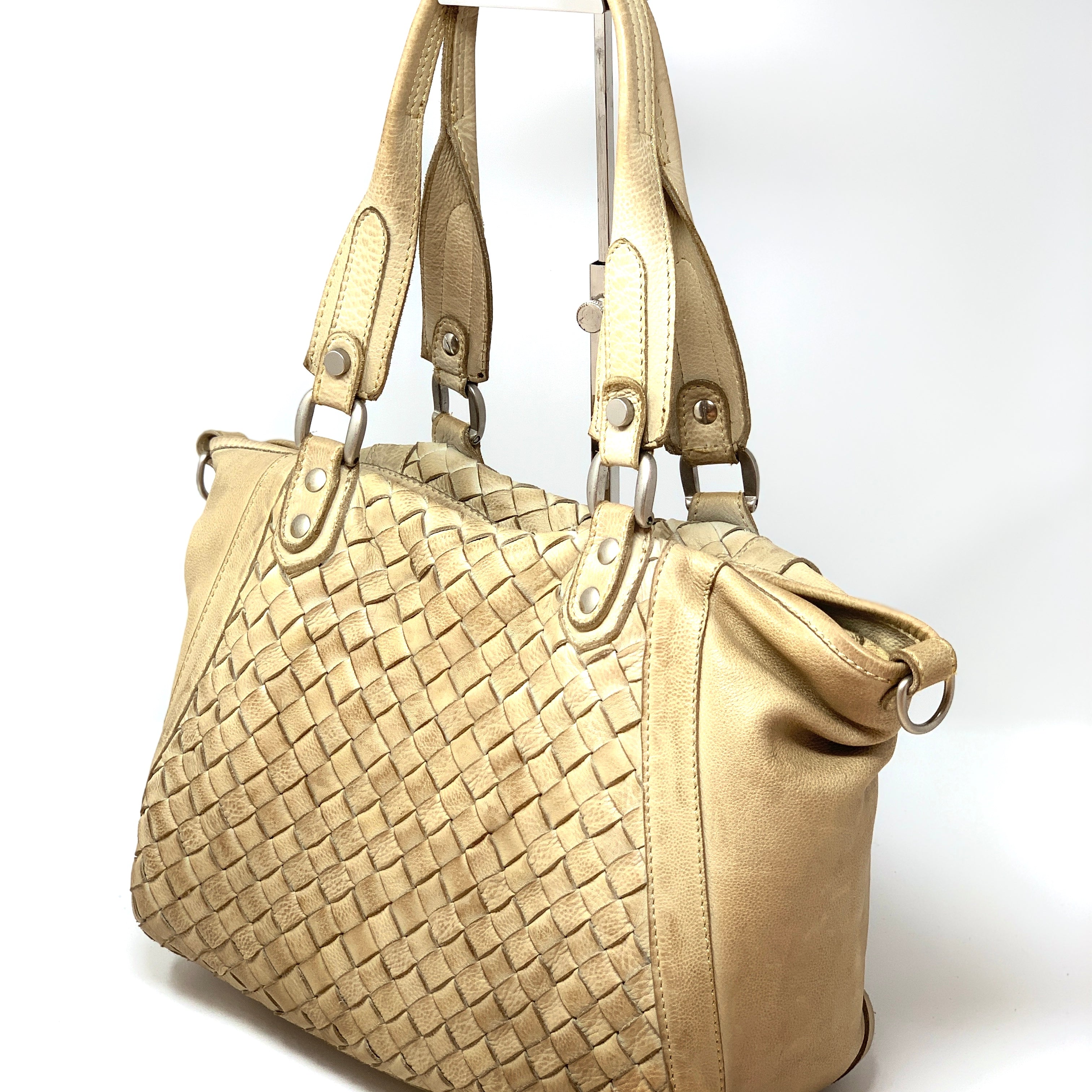 VLD Woven Leather Tote - Big Bag 