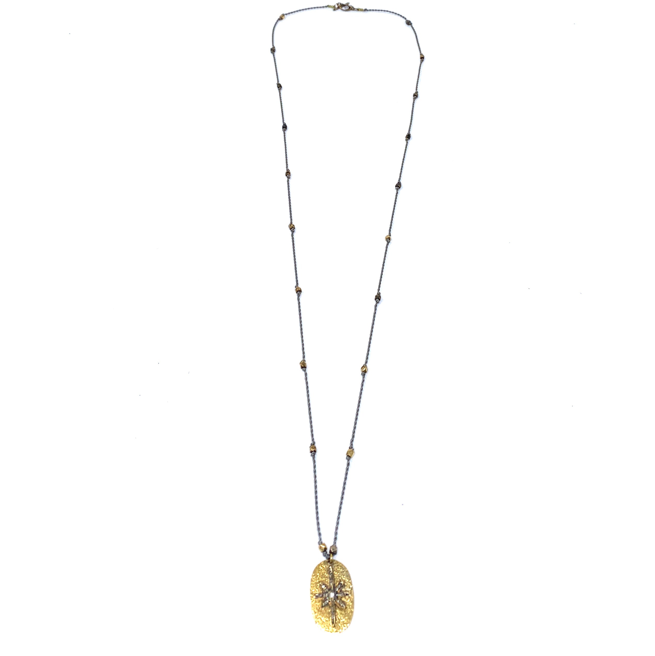 Diana Long Diamond Star Necklace - Big Bag 