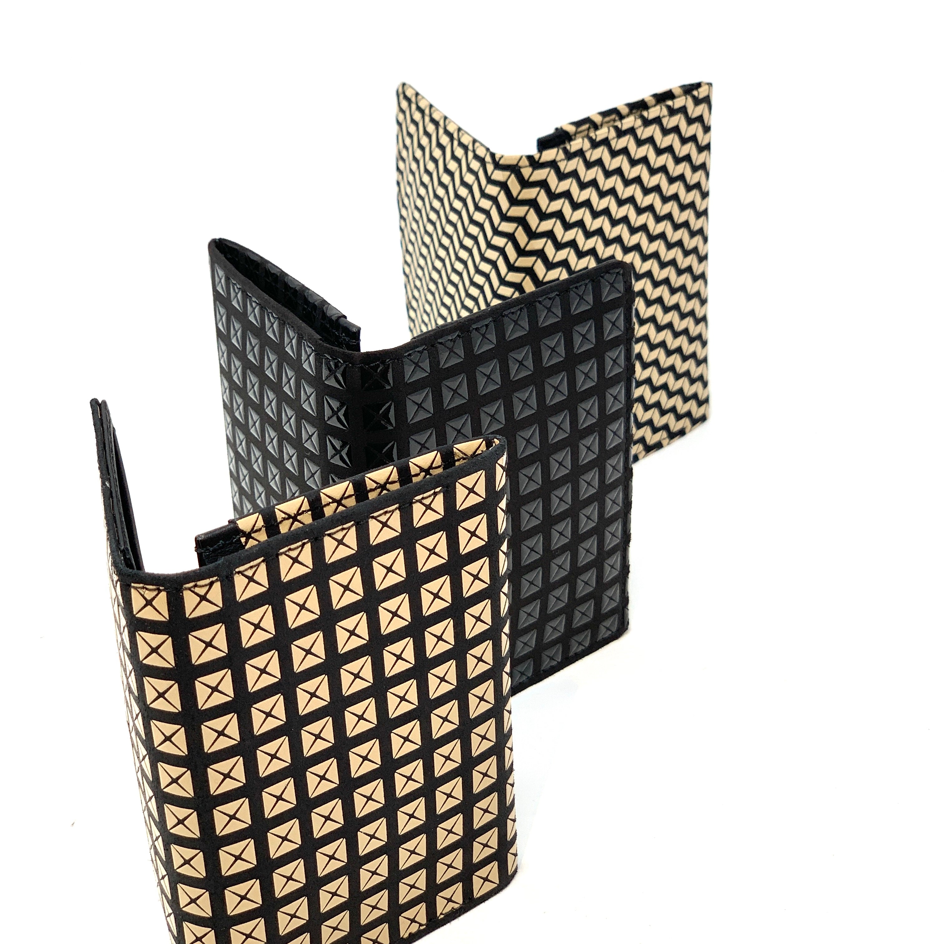 Chevron and Studs Business Card Case - Big Bag 