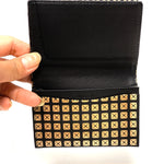 Chevron and Studs Business Card Case - Big Bag 