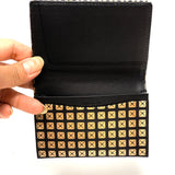 Chevron and Studs Business Card Case - Big Bag 
