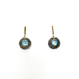 Blue Topaz and Grey Pearl Drops - Big Bag 