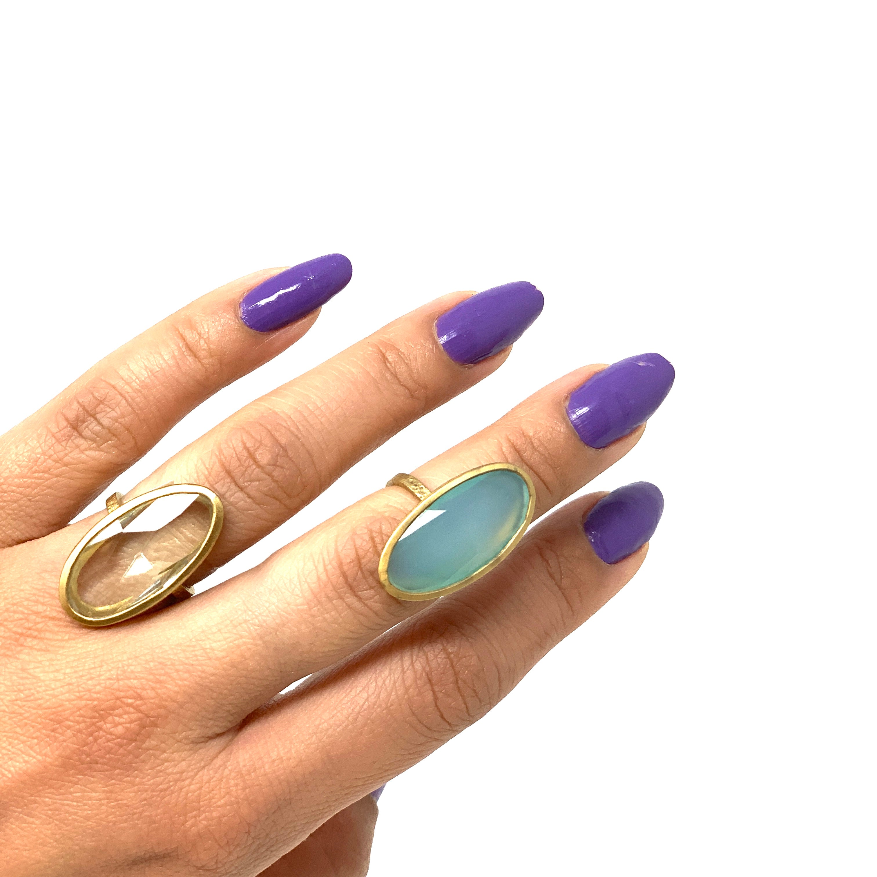 Ara Green Amethyst Ring - Big Bag 