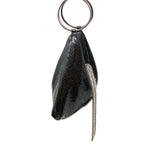 Black Triangle Mesh Cascade Bracelet Clutch - Big Bag 