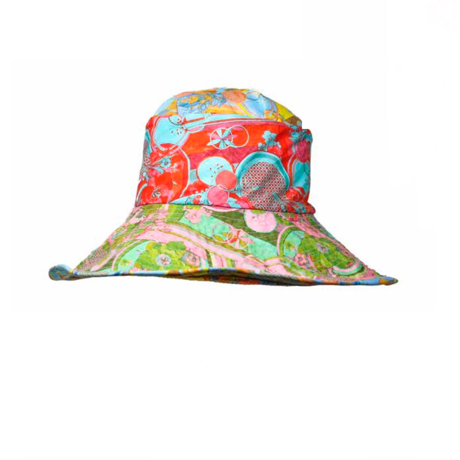 Liberty Large Brim Sun Hat Bright Pucci