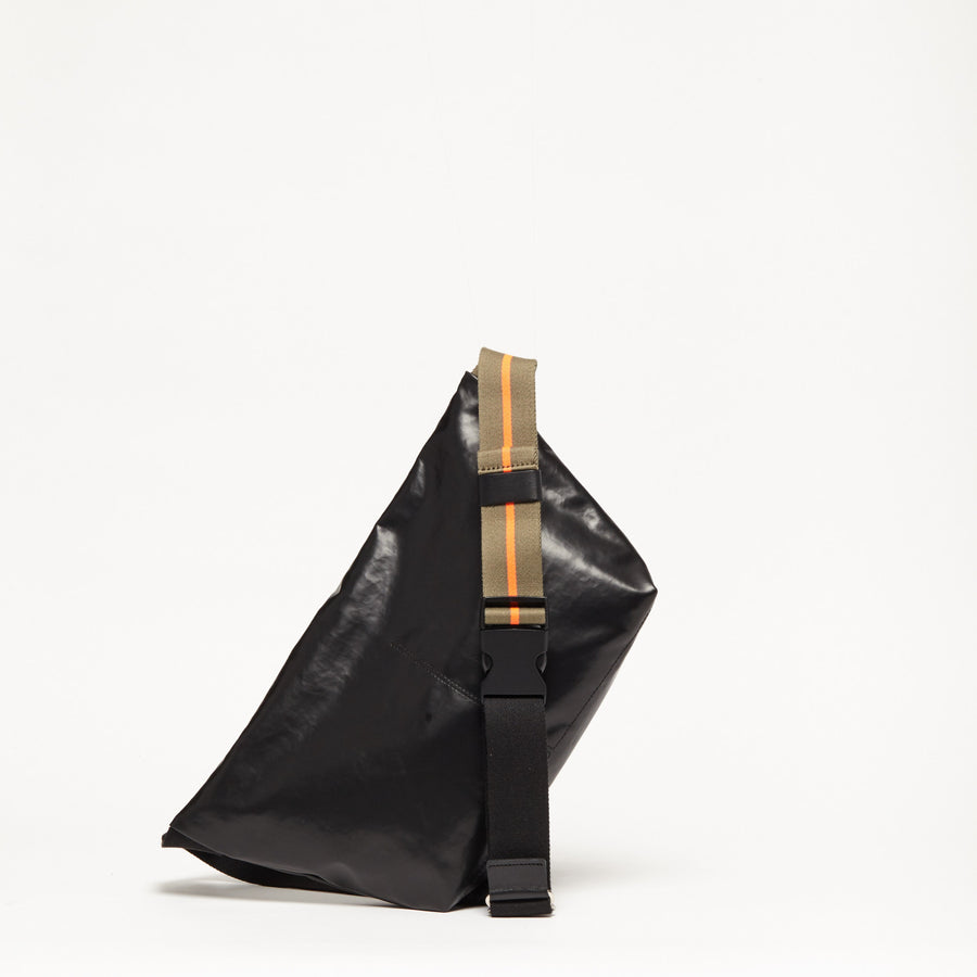 Jack Gomme ESCAPE Hugo Large Bum Bag Crossbody Sling in Black Noir - Big Bag NY